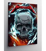 Kanvas Tablo Metallica Kurukafa