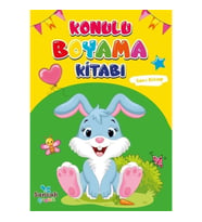 Konulu Boyama Kitabı - Sarı Kitap
