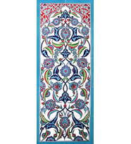 Armada Çini 40x100 Cm ED 701 Rumi El dekoru Çini Pano