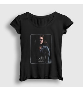 Presmono Kadın Siyah Bella Swan Twilight T-Shirt 310138tt
