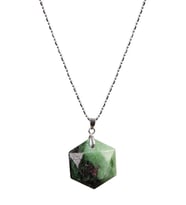 Anyolit (Ruby in Zoisit) Kolye