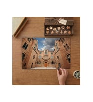 İspanya - Tarihi Yapı Tasarımı 240 parça Ahşap Puzzle Ahşap Kutuda MP01270