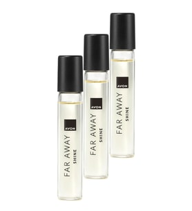 Far Away Shine Kadın Parfüm Edp 10 Ml. Üçlü Set
