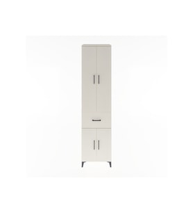 Hyperion Dolap 5 Raflı Tek Çekmeceli 4 Kapaklı 60x44x243 Aytaşı-Aytaşı
