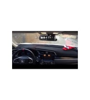Honda Civic FC5 Modellerine Uygun Torpido Koruma Halısı Siyah Kenar Renk Siyah