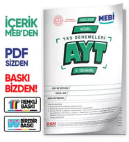 2026 ÖSYM YKS-AYT SÖZEL MEB ONLİNE Türkiye Geneli 4. Deneme Büyük Boy RENKLİ BASKI ÜCRETİ