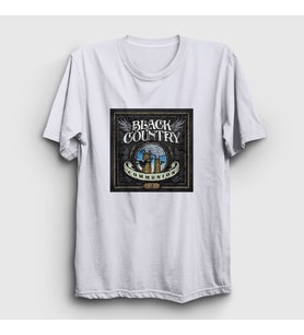 Presmono Unisex Beyaz Black Country Communion 2 T-Shirt 446043tt (Beyaz)