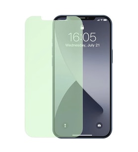 BASEUS İPhone 12 Pro Max 6.7 0.30mm Full Tempered Cam Ekran Koruyucu 2Set Anti-Blue - SSSSSS8073-6