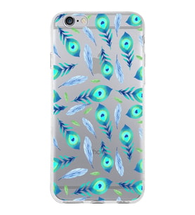 PrintiFy Apple  iPhone 6S ile Uyumlu 1mm Slim Fit Nazar Boncuğu 3 Baskılı Şeffaf  Kılıf