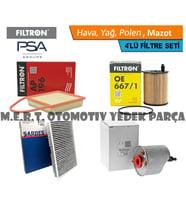 Citroen C4 1.6 e-HDi Filtre Bakım Seti 2011-2015