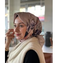 Pudra Taş İpekevi İpek Eşarp 1255
