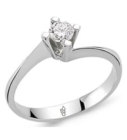 0.10 Ct Tektaş Pırlanta  Yüzük RM-10015 (Çok Renkli)