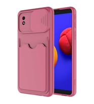 Lexroo Galaxy A01 Core Kılıf Kartix Kılıf - Koyu Mor