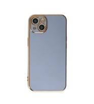 Pilelistore   iPhone 15 Kılıf Volet Silikon - Mavi