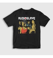 Presmono Unisex Çocuk Siyah Band Rock Audioslave T-Shirt 541722tt