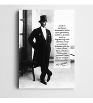 Atatürk Çalışkanlık Kanvas Tablo