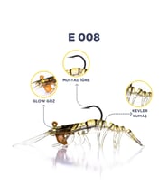 CARETTA SAKURA SHRIMP 6,5G 76Mm E 008