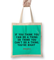 Henry Ford Quotes Entrepreneurs Motivation İnspiration Success Work Gifts Bez Çanta Uzun Saplı