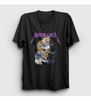 Presmono Unisex Siyah Justice V2 Metallica T-Shirt 292501tt