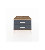 Hyperion Komodin 2 Çekmeceli 60x44x48 Çam-Antrasit