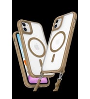 Pilelistore   iPhone 12 Kılıf Enka Magsafe Silikon Kılıf - Desert