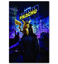 Cakapuzzle Detective Pikachu Sırtta Geziyor Puzzle Yapboz MDF (Ahşap) (120 Parça)