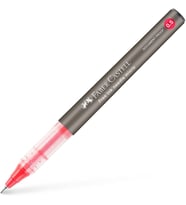 Free Ink Roller Kalem 0.5, Kırmızı, Silinmez Kalıcı Mürekkep, İğne Uçlu, Akıcı Yazım, Mürekkep Göstergeli
