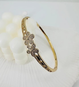 Zirkon Taşlı Pirinç Xuping Bileklik 6.00 Mm - Kbl0193