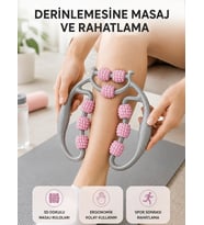 Taşınabilir 3D Masaj Rulosu – Kas Rahatlatıcı ve Yağ Azaltıcı Masaj Cihazı