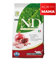 ND TAHILSIZ TAVUK NARLI YETİŞKİN KEDİ 5 KG orjınal cuvaldan bolme açık mama