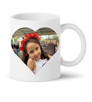 Kişiye Özel Kalpli Fotoğraf Kalp İçinde fotoğraflı Kupa Bardak