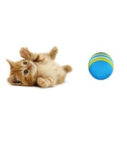 Schulzz Mavi Şeritli Orta Sert Kedi Topu