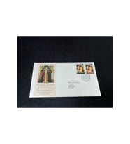 İngiltere FDC İlk Gün Zarfı THE ROYAL WEDDİNG THE PRİNCE ANDREW AND MİSS SARAH FERGUSON postadan ge