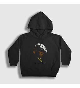 Presmono Unisex Çocuk Siyah Necklace The Notorious BIG Kapüşonlu Sweatshirt 41103tt