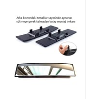 Geniş Açılı Kolay Montajlı Araç Kör Nokta Dikiz Aynası (Siyah)