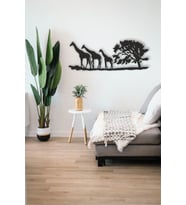 Amozan Orman Tablo Ahşap Mdf Lazer Kesim