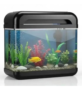 Rs-280R Akvaryum Black 28*16*31 Cm 3W Led