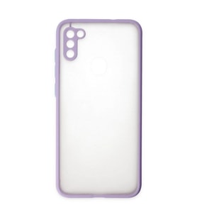 Samsung Galaxy A11 Kılıf Montreal Silikon Kapak - Mor