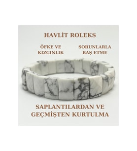 Havlit Doğal Taş Roleks Bileklik