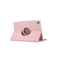 Lenovo Tab P11 Pro 11.2" 2.Nesil Uyumlu Zore Dönebilen Standlı Kılıf (Pembe)