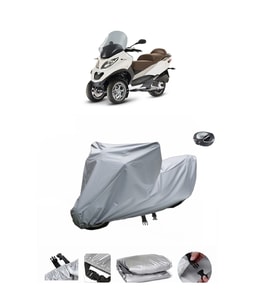 Piaggio MP3 400  Su Geçirmez Motosiklet Brandası ARKA ÇANTA UYUMLU