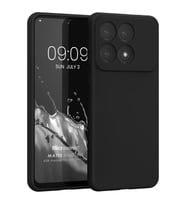 Microsonic Matte Silicone Xiaomi Poco X6 Pro 5G Kılıf Siyah (Siyah)