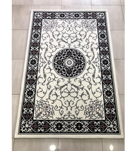 Saray Halı Vizyon 11503 Rs8 175X280 Gri Göbekli 5 M2 Sık Halı !