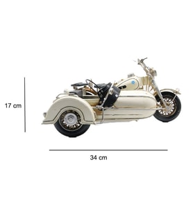 Dekoratif Metal Sepetli Motor