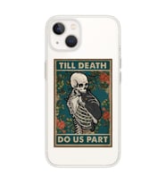 Iphone 14 Uyumlu Till Death Tarot Kart Tasarımlı Şeffaf Telefon Kılıfı