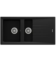 115360003-Teka Stone 60 B-TG Metallic Black Granit Eviye