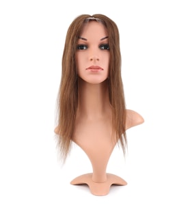 Ön Kısmı Ekstra Tül Kahverengi Baby Taban Tepelik - 13x14cm