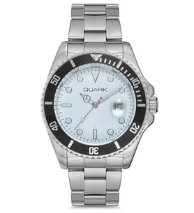 Quark QC-421D-7A Klasik Çelik Erkek Kol Saati