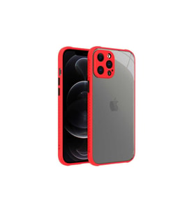 Apple iPhone 12 Pro Max Uyumlu Kılıf Zore Kaff Kapak (Kırmızı)