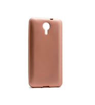 General Mobile 4G Android One Uyumlu Kılıf Zore Premier Silikon Kapak (Gold)